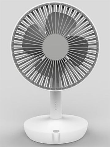 Ventilateur silencieux sans fil 5 vitesses avec chargeur USB intégré - Livraison offerte