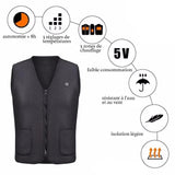 Combattez le froid grâce à ce gilet chauffant pour Hommes et Femmes !