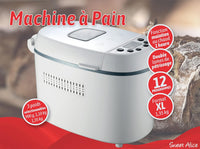 Machine à pain 1.35kg 800w avec minuterie digitale et 12 programmes - Livraison offerte