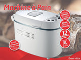 Machine à pain 1.35kg 800w avec minuterie digitale et 12 programmes - Livraison offerte