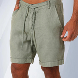 Short d'été en lin pour homme - Livraison offerte