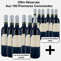 lot de 6 bouteilles château du Grand Barrail Cuvée Tradition +  6 bouteilles château du Grand Barrail Cuvée Tradition offertes - Livraison offerte