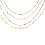 Lot de 4 bracelets en 1 en Or 18 carats "Elodie" - Livraison offerte