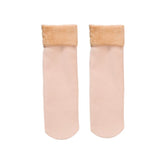 Lot de 4 paires de chaussettes thermiques fourrées cachemire - Livraison Offerte