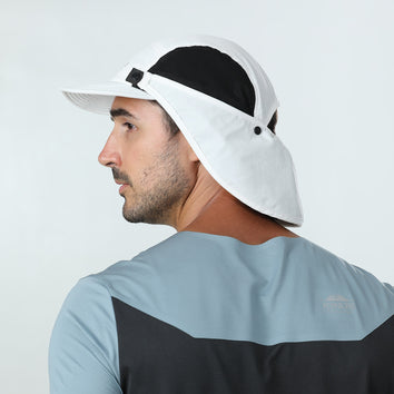 Casquette de protection solaire avec protège nuque détachable - Livraison offerte