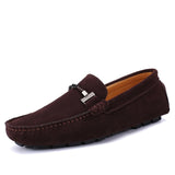 Mocassin de luxe souple en cuir pour homme - Livraison Offerte