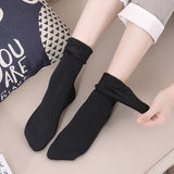Lot de 4 paires de chaussettes thermiques fourrées cachemire - Livraison Offerte