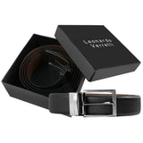 Ceinture réversible en cuir avec changement de couleur - Livraison offerte